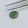 Tormalina Verde Idrotermale Taglio Ovale Sfaccetata A Mano Gemme Sciolte 11X9X3mm 2,60 Carati 1pz