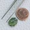 Tormalina Verde Idrotermale Taglio Ovale Sfaccetata A Mano Gemme Sciolte 11X9X3mm 2,60 Carati 1pz