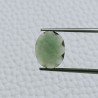 Tormalina Verde Idrotermale Taglio Ovale Sfaccetata A Mano Gemme Sciolte 11X9X3mm 2,60 Carati 1pz