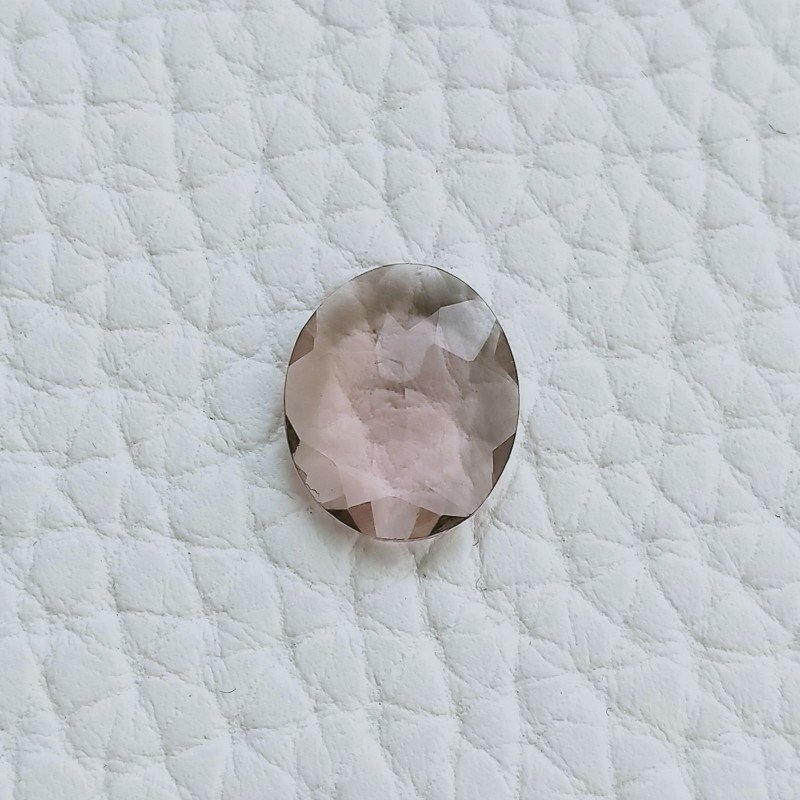Rodolite Idrotermale Taglio Ovale Sfaccetata A Mano Gemme Sciolte 11X9X3mm 2,60 Carati 1pz