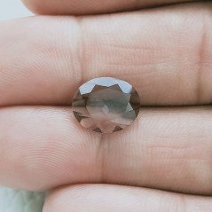 Rodolite Idrotermale Taglio Ovale Sfaccetata A Mano Gemme Sciolte 11X9X3mm 2,60 Carati 1pz