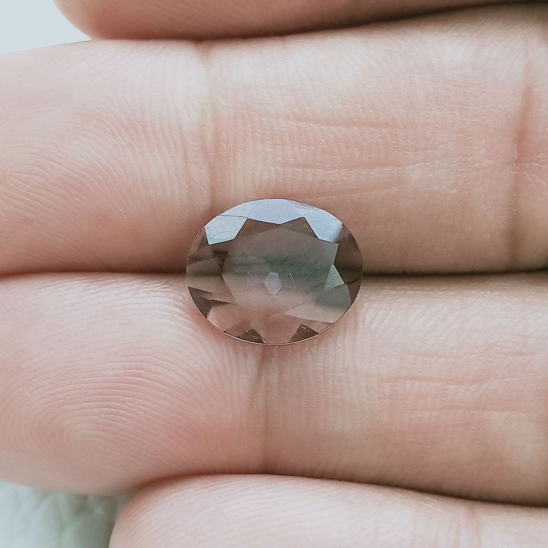 Rodolite Idrotermale Taglio Ovale Sfaccetata A Mano Gemme Sciolte 11X9X3mm 2,60 Carati 1pz