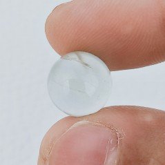 Acquamarina Forma Tondo Cabochon Fatto A Mano 12X7mm 7,20 Carati 1pz
