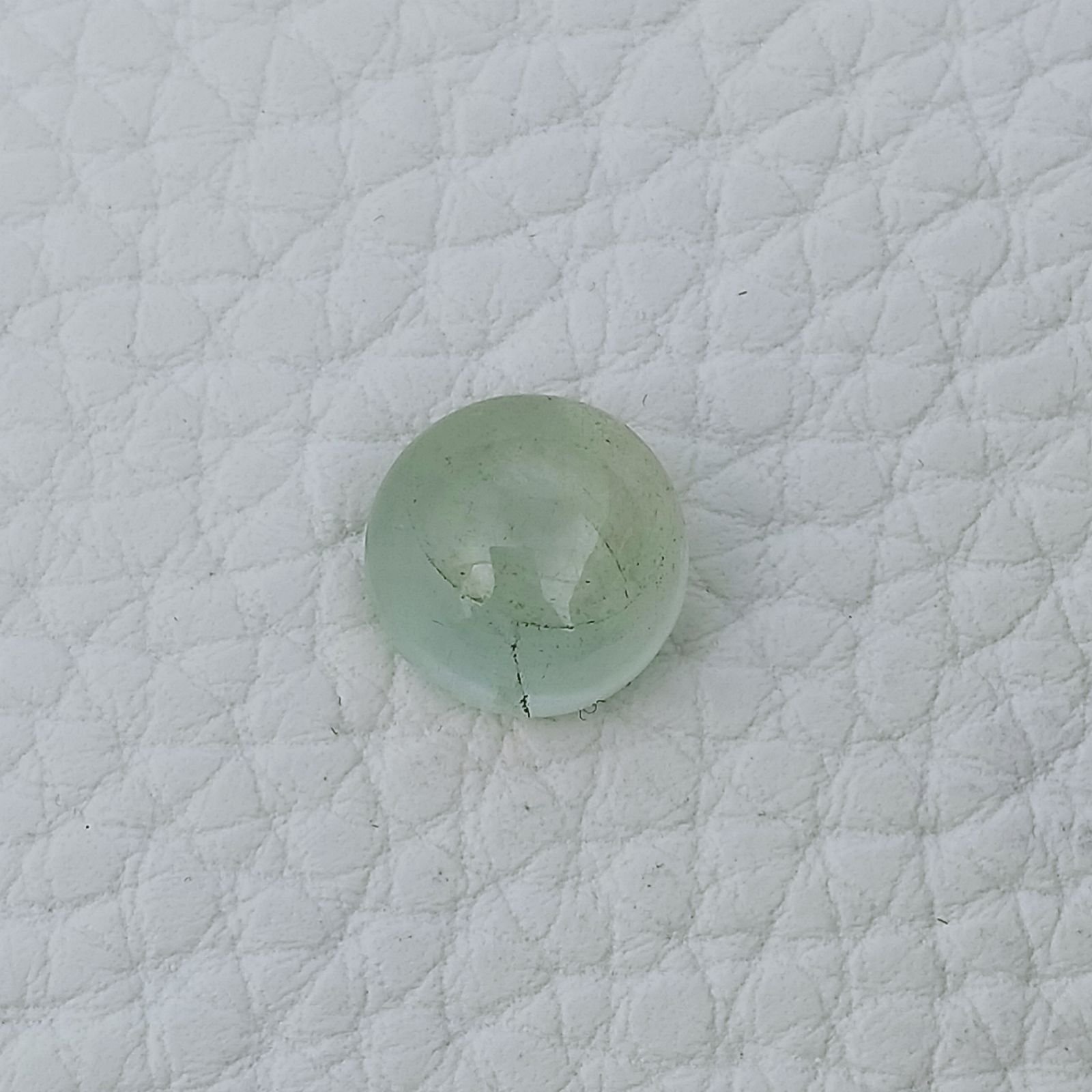 Acquamarina Forma Tondo Cabochon Fatto A Mano 10X6mm 4,25 Carati 1pz