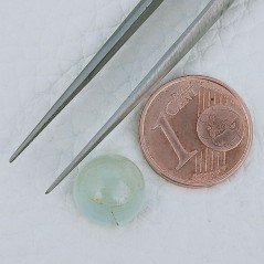 Acquamarina Forma Tondo Cabochon Fatto A Mano 10X6mm 4,25 Carati 1pz