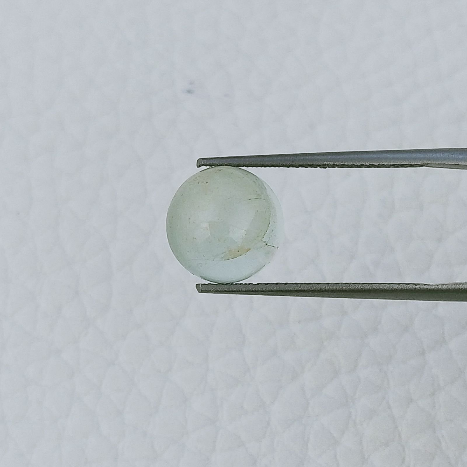 Acquamarina Forma Tondo Cabochon Fatto A Mano 10X6mm 4,25 Carati 1pz
