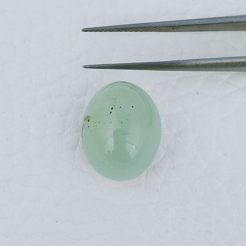 Acquamarina Forma Ovale Cabochon Fatto A Mano 17X13X10mm 15,25 Carati 1pz