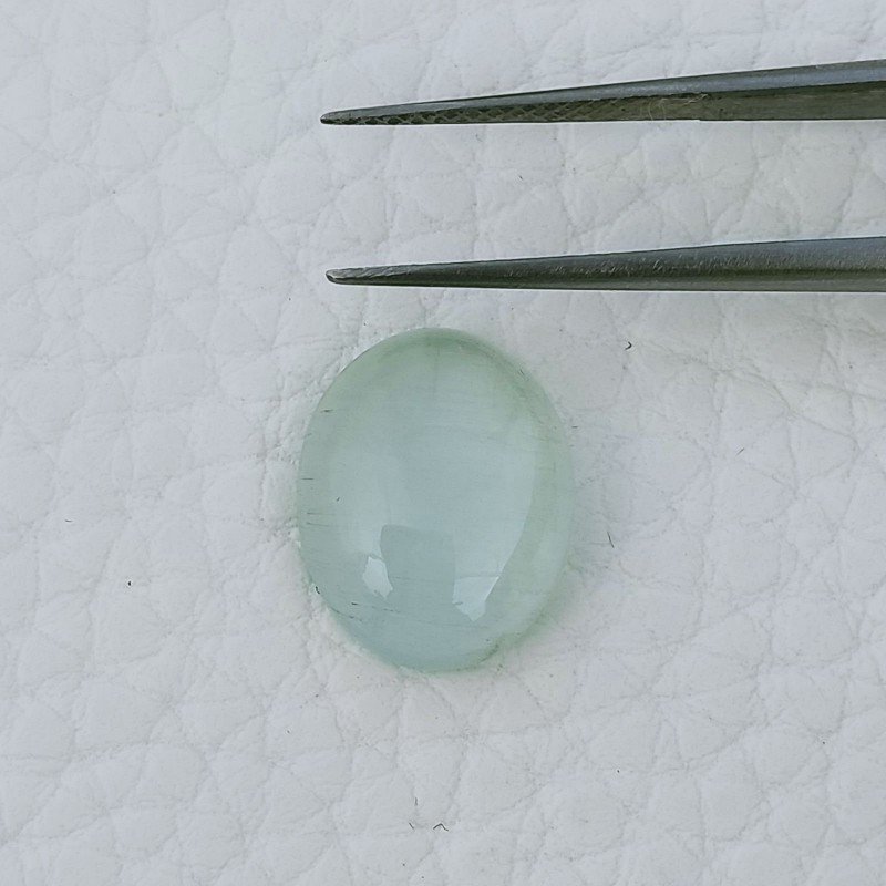 Acquamarina Forma Ovale Cabochon Fatto A Mano 13X11X6mm 6,85 Carati 1pz