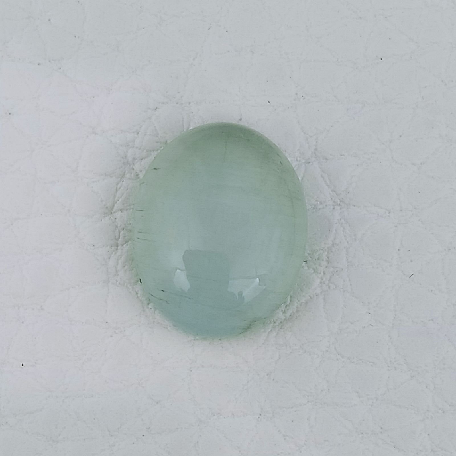 Acquamarina Forma Ovale Cabochon Fatto A Mano 13X11X6mm 6,85 Carati 1pz