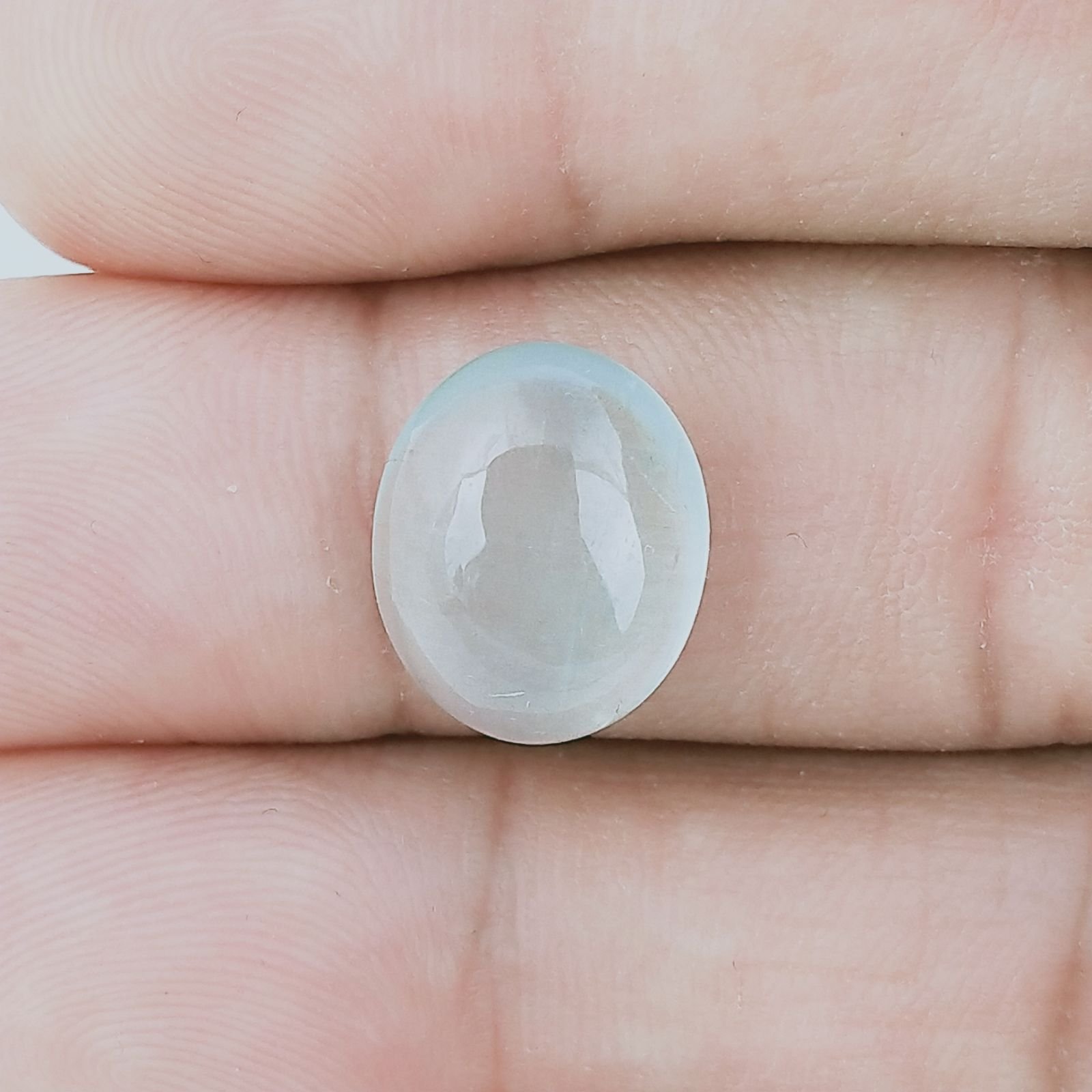 Acquamarina Forma Ovale Cabochon Fatto A Mano 13X11X6mm 6,85 Carati 1pz