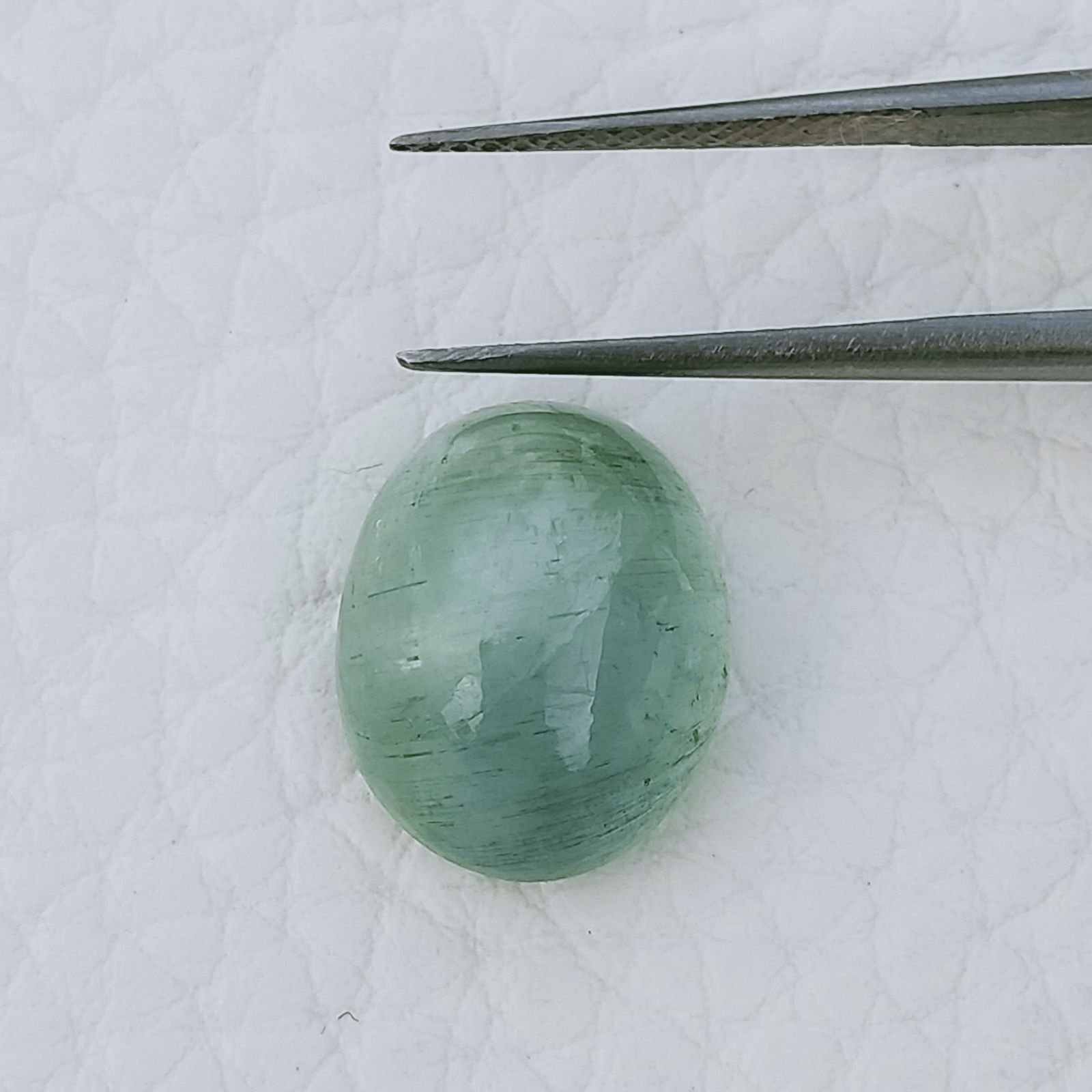 Acquamarina Forma Ovale Cabochon Fatto A Mano 13X11X7mm 8,70 Carati 1pz