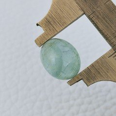 Cabochon di Acquamarina Ovale, 13x11x7 mm, 8,70 ct, Fatto a Mano Cabochon di Acquamarina Ovale, 13x11x7 mm, 8,70 ct, Fatto a Mano