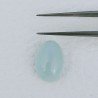 Acquamarina Forma Ovale Cabochon Fatto A Mano 14X10X6mm 7,25 Carati 1pz