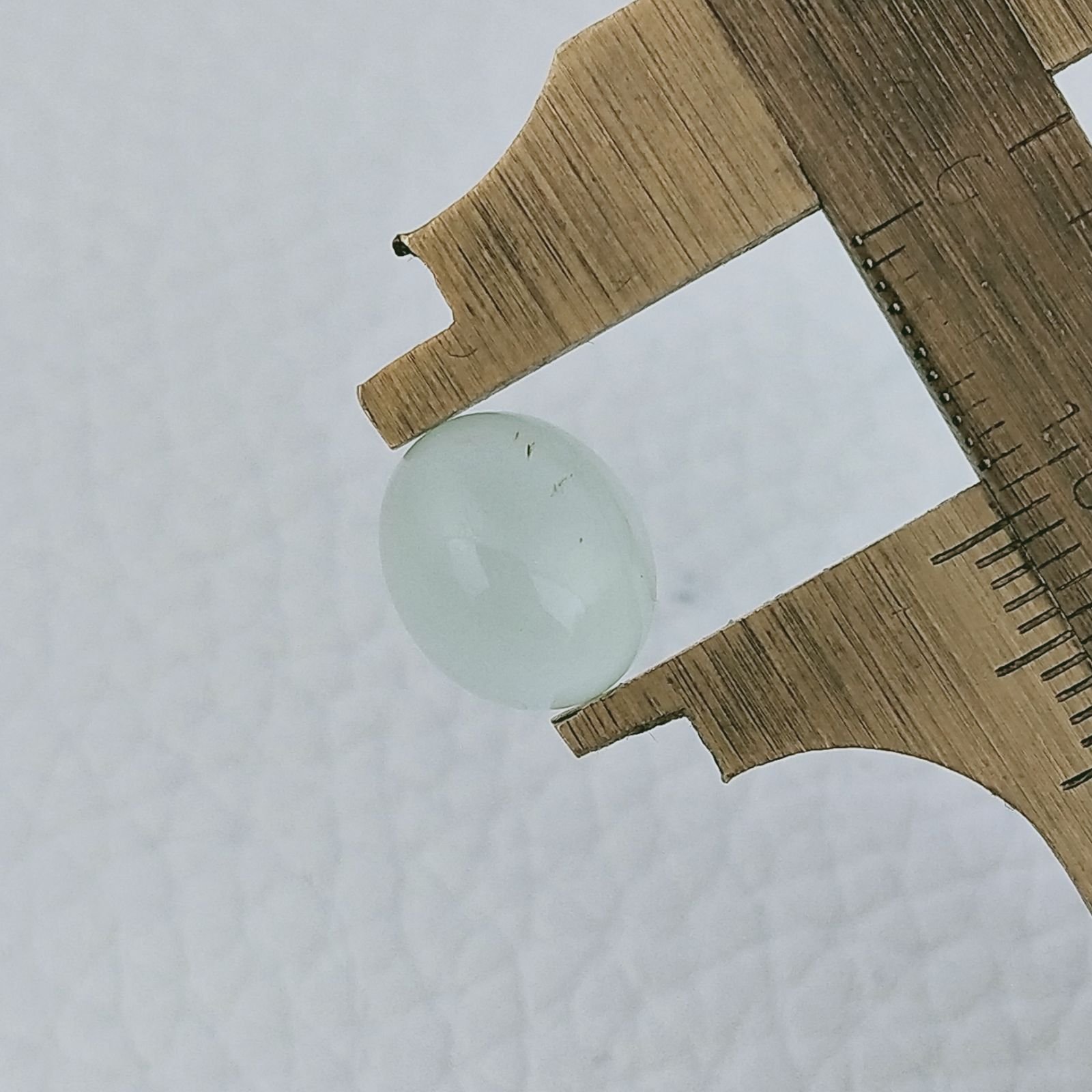 Acquamarina Forma Ovale Cabochon Fatto A Mano 11X9X5mm 3,95 Carati 1pz