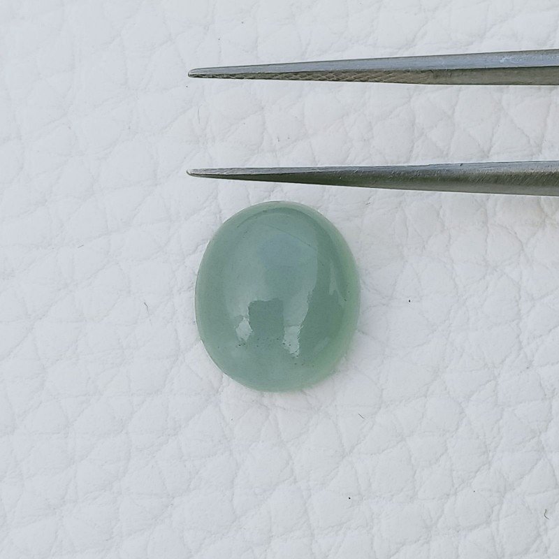 Acquamarina Forma Ovale Cabochon Fatto A Mano 12X10X5mm 5,45 Carati 1pz
