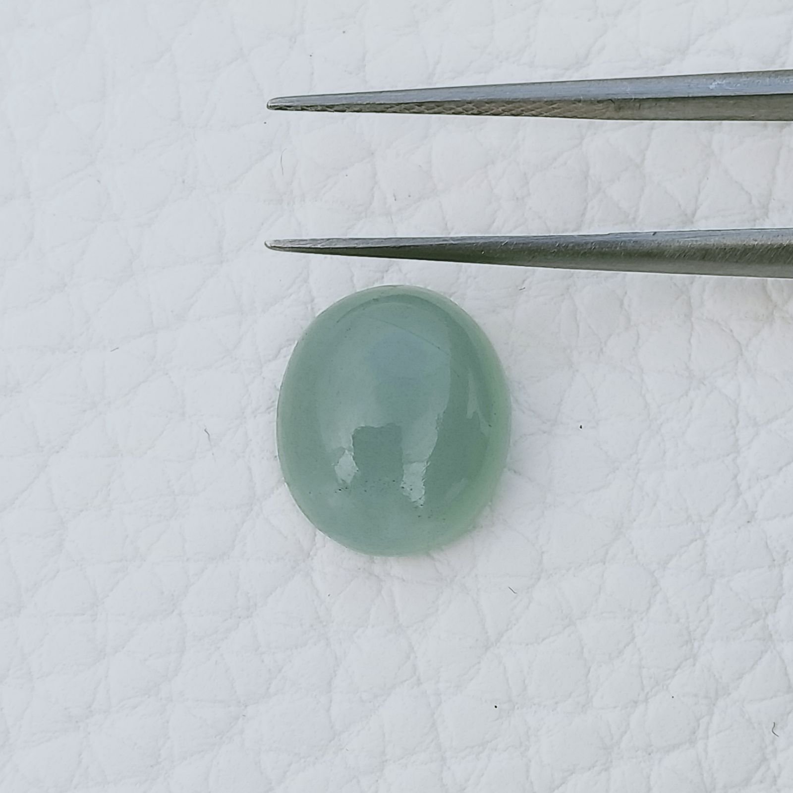 Acquamarina Forma Ovale Cabochon Fatto A Mano 12X10X5mm 5,45 Carati 1pz