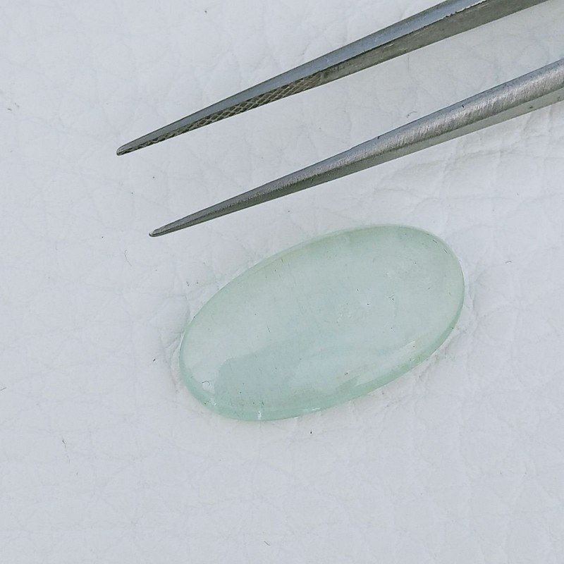Acquamarina Forma Ovale Cabochon Fatto A Mano 21X11X4mm 8,95 Carati 1pz