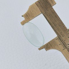 Cabochon di Acquamarina Ovale, 21x11x4 mm, 8,95 ct, Fatto a Mano