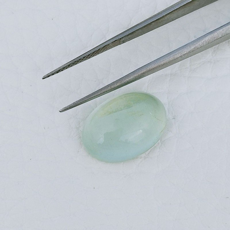 Acquamarina Forma Ovale Cabochon Fatto A Mano 16X11X8mm 11,40 Carati 1pz