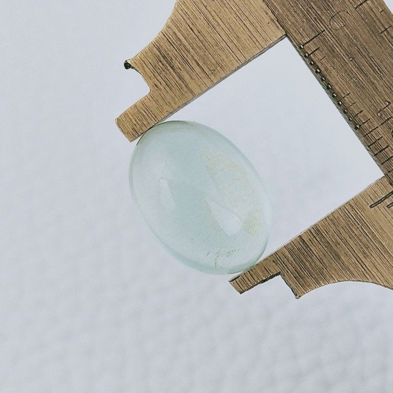 Acquamarina Forma Ovale Cabochon Fatto A Mano 16X11X8mm 11,40 Carati 1pz