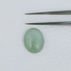 Acquamarina Forma Ovale Cabochon Fatto A Mano 16X13X5mm 7,45 Carati 1pz