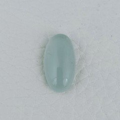 Acquamarina Forma Ovale Cabochon Fatto A Mano 18X9X5mm 7,45 Carati 1pz