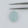 Acquamarina Forma Ovale Cabochon Fatto A Mano 15X12X7mm 8,95 Carati 1pz