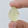 Quarzo Oro Verde Forma Goccia Incisa Moghul Fatto A Mano 26X18-19X14mm 43,00 Carati 1pz