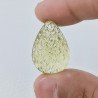 Quarzo Oro Verde Forma Goccia Incisa Moghul Fatto A Mano 26X17X13mm 37,30 Carati 1pz