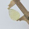 Quarzo Oro Verde Forma Goccia Incisa Moghul Fatto A Mano 26X17X13mm 37,30 Carati 1pz