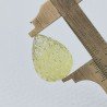 Quarzo Oro Verde Forma Goccia Incisa Moghul Fatto A Mano 24X18X14mm 39,00 Carati 1pz