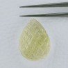 Quarzo Oro Verde Forma Goccia Incisa Moghul Fatto A Mano 27X19X13-14mm 39,80 Carati 1pz