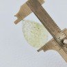 Quarzo Oro Verde Forma Goccia Incisa Moghul Fatto A Mano 27X19X13-14mm 39,80 Carati 1pz