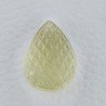 Quarzo Oro Verde Forma Goccia Incisa Moghul Fatto A Mano 27X18-19X12-13mm 38,20 Carati 1pz