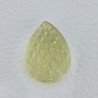 Quarzo Oro Verde Forma Goccia Incisa Moghul Fatto A Mano 28X20X12-14mm 44,70 Carati 1pz