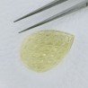 Quarzo Oro Verde Forma Goccia Incisa Moghul Fatto A Mano 28X20X12-14mm 44,70 Carati 1pz