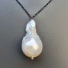 Collana Girocollo Con Catena Brunito Argento 925 E Pearle Di Fiume Scaramazze 1Pz