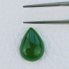 Giada Verde Forma Goccia Cabochon Fatto A Mano 18X13X5mm 9,30 Carati 1pz