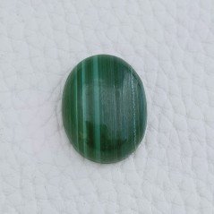 Malachite Naturale Forma Ovale Cabochon Fatto A Mano 22X17X7mm 32,85 Carati 1pz