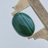 Malachite Naturale Forma Ovale Cabochon Fatto A Mano 22X17X7mm 32,85 Carati 1pz