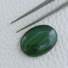 Malachite Naturale Forma Ovale Cabochon Fatto A Mano 24X18X5mm 27,75 Carati 1pz