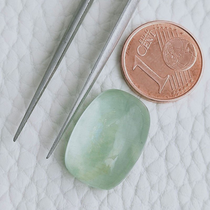 Acquamarina Forma Cuscino Cabochon Fatto A Mano 18X13X7mm 13,55 Carati 1pz