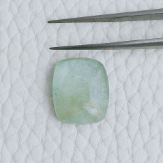 Acquamarina Forma Cuscino Cabochon Fatto A Mano 15X13X5mm 9,70 Carati 1pz