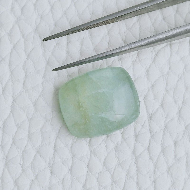 Acquamarina Forma Cuscino Cabochon Fatto A Mano 15X13X5mm 9,70 Carati 1pz