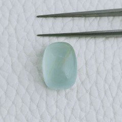 Cabochon di Acquamarina Cuscino, 15x11x8 mm, 11,60 ct, Fatto a Mano Cabochon di Acquamarina Cuscino, 15x11x8 mm, 11,60 ct, Fatto a Mano
