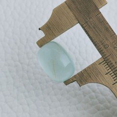 Cabochon di Acquamarina Cuscino, 15x11x8 mm, 11,60 ct, Fatto a Mano Cabochon di Acquamarina Cuscino, 15x11x8 mm, 11,60 ct, Fatto a Mano