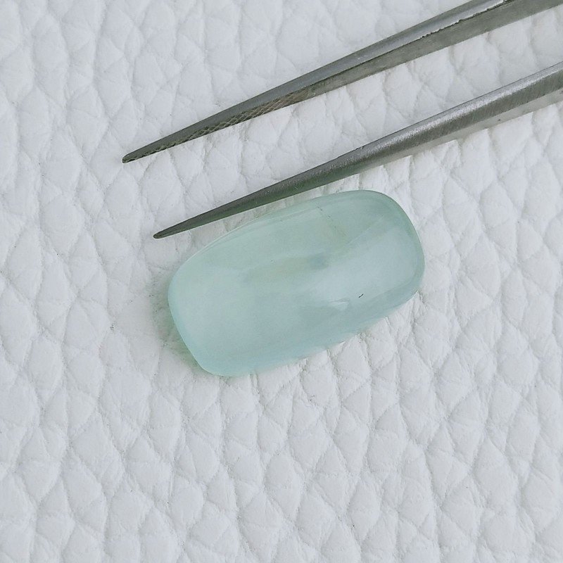Acquamarina Forma Cuscino Cabochon Fatto A Mano 19X11X6mm 11,80 Carati 1pz