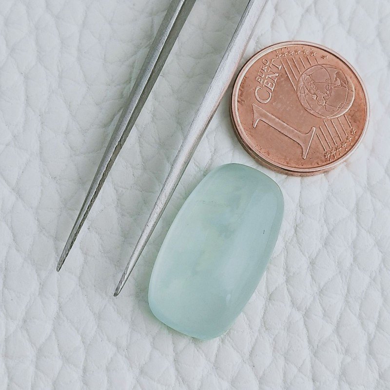Acquamarina Forma Cuscino Cabochon Fatto A Mano 19X11X6mm 11,80 Carati 1pz
