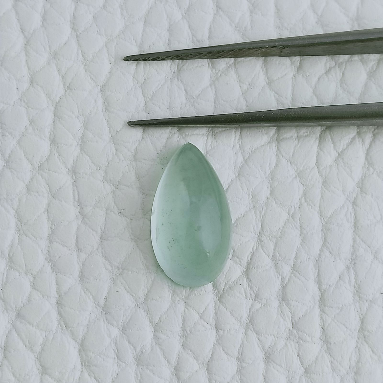 Acquamarina Forma Goccie Cabochon Fatto A Mano 14X7X5mm 3,85 Carati 1pz