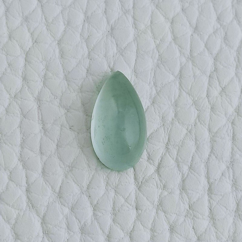 Acquamarina Forma Goccie Cabochon Fatto A Mano 14X7X5mm 3,85 Carati 1pz